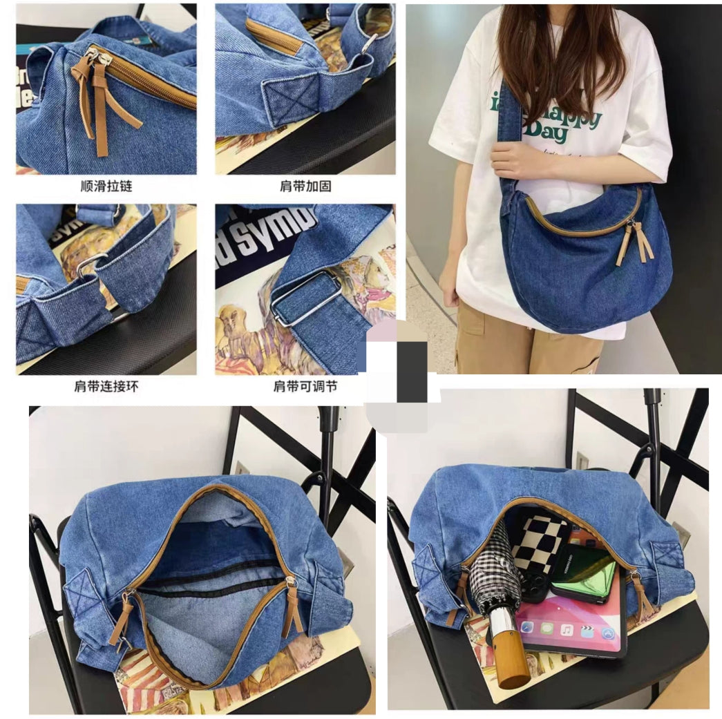 🥰 Denim Shoulder Bag