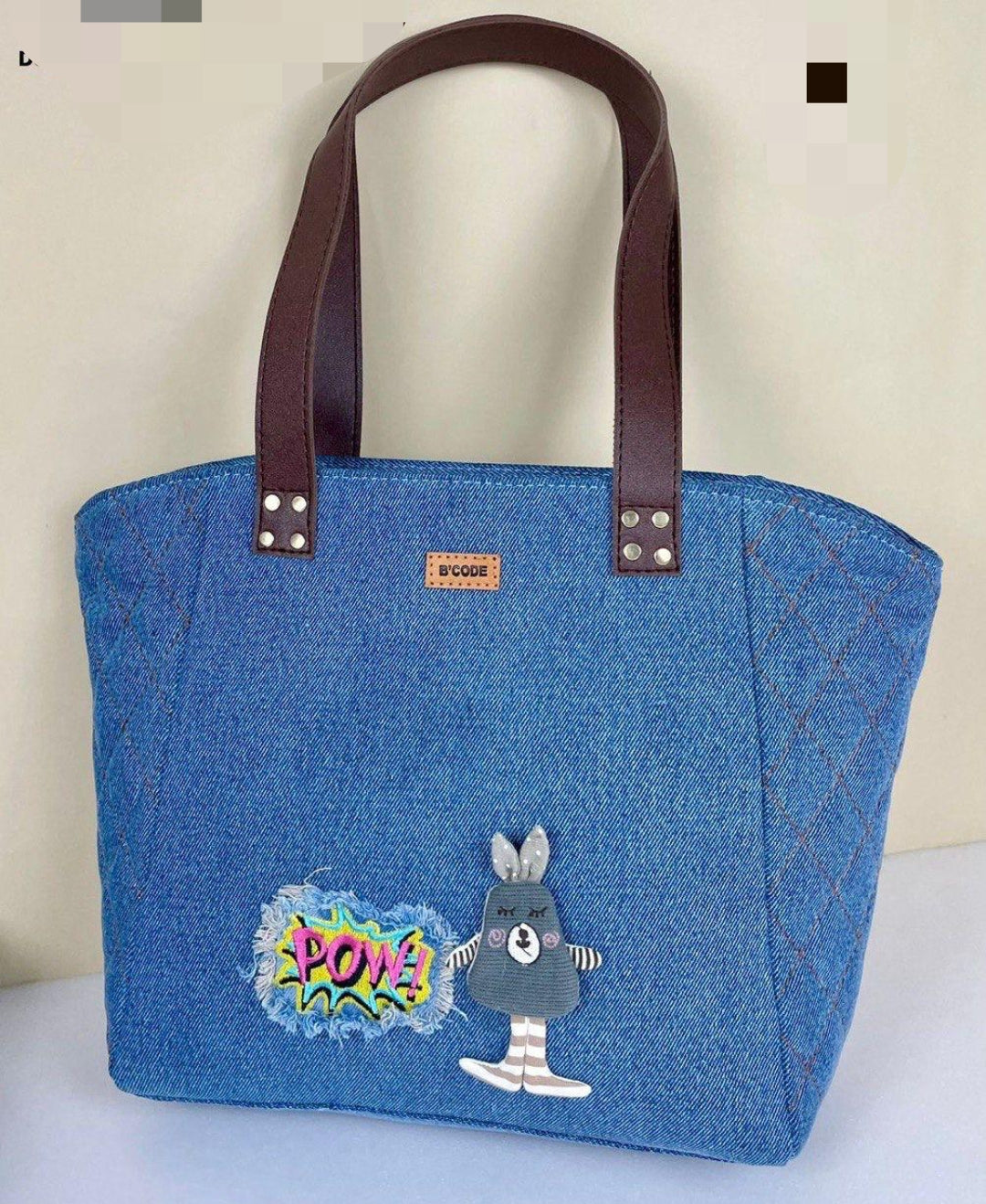 Denim Tote Bag ❤️