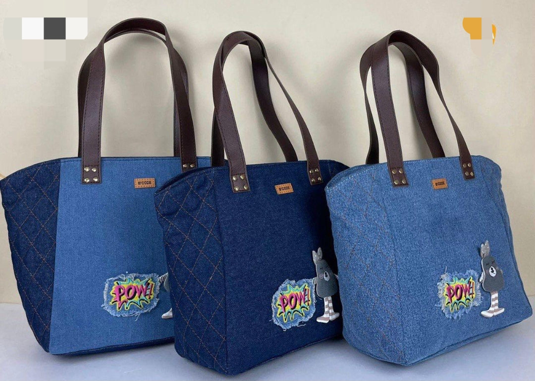 Denim Tote Bag ❤️